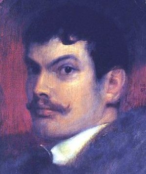 Selbstbildnis Franz von Stuck - (1863 - 1928) 