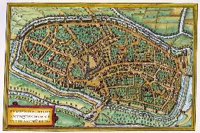 Plan der Stadt Duisburg