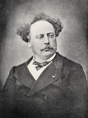 Alexandre Dumas Fils (1824-95) (b/w photo) 