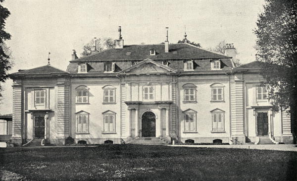 Voltaire''s (1694-1778) house at Ferney (b/w photo)  von French Photographer