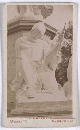 Basel: St. Jacob Denkmal, Fähnrich