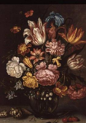 Still Life of Flowers in an Ovoid Vase