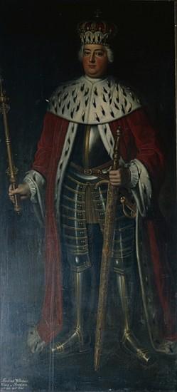 Frederick William I, King of Prussia in his Regalia,