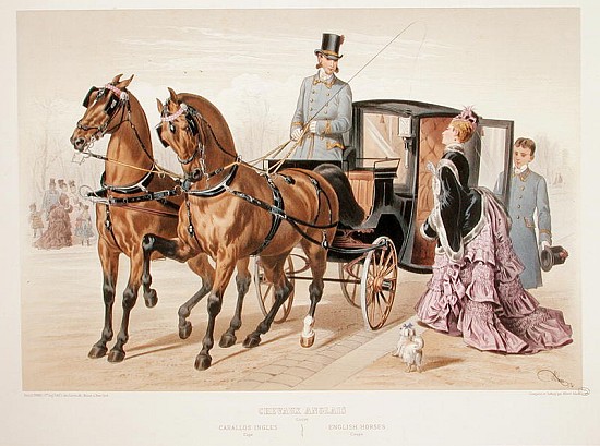 English Horses von Albert Adam