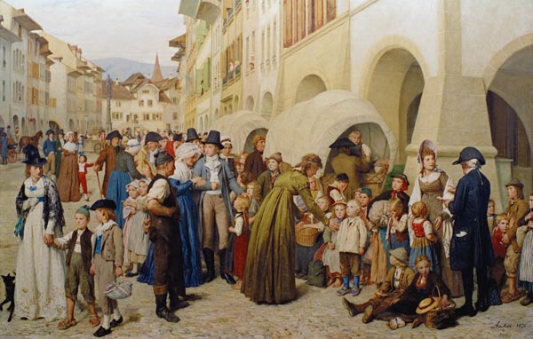 Die Länderkinder von Albert Anker