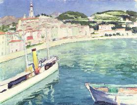 Hafen von Menton 1905