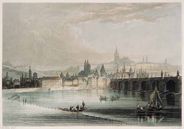 Prag, um 1850 von Albert Henry Payne