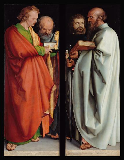 Die vier Apostel (Johannes. Ev., Petrus, Markus, Paulus) 1526