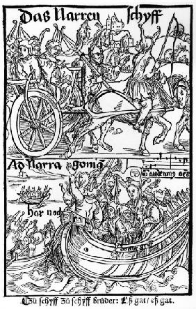 Brant, Ship of Fools / Woodcut / Dürer