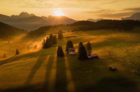 Wiesen der Seiser Alm