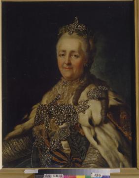 Porträt der Kaiserin Katharina II. (1729-1796)