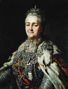 Portrait of Catherine II (1729-96) of Russia