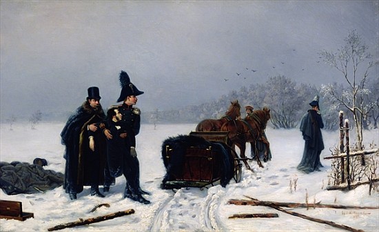 Alexander Pushkin''s duel with Georges d''Anthes von Alexander Avvakumovich Naumov
