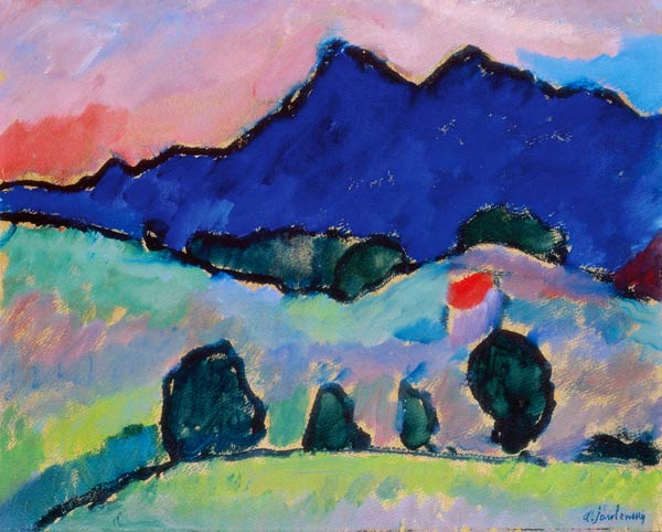 Blauer Berg von Alexej von Jawlensky