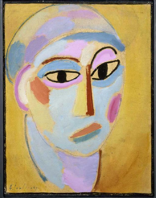 Hellgrünes Schauen von Alexej von Jawlensky