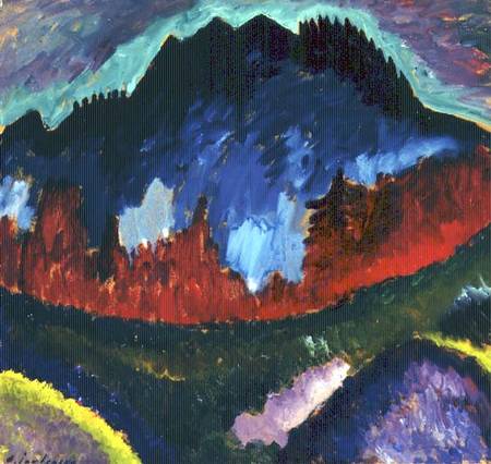 Landscape near Oberstdorf von Alexej von Jawlensky