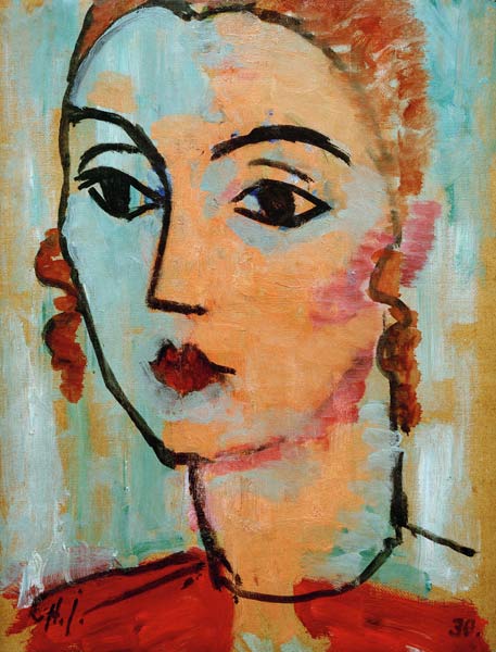 Bildnis Lisa Kümmel von Alexej von Jawlensky