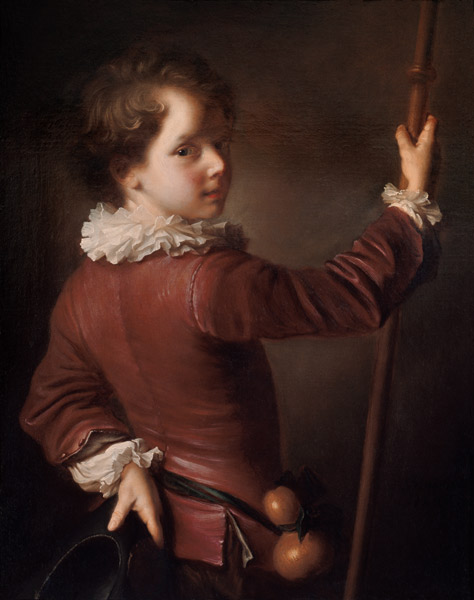 Portrait of a Young Pilgrim - Alexis Grimou als Kunstdruck oder Gemälde.