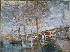 Die Überschwemmung in Moret (Inondation à Moret) 1879