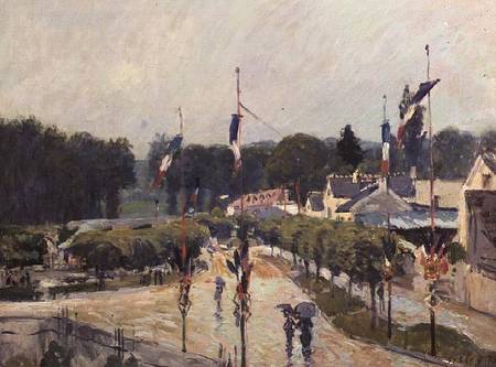 Fourteenth of July at Marly-le-Roi von Alfred Sisley