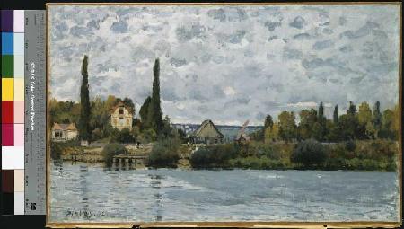 Die Seine bei Bougival 1873