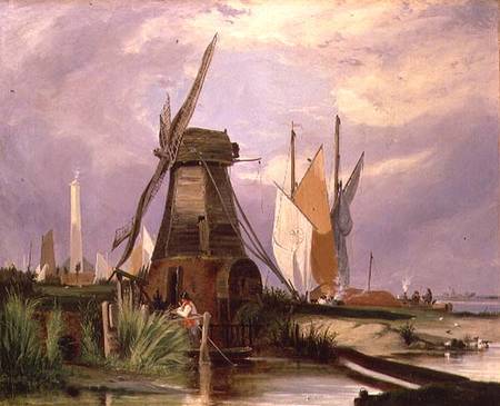 On the River Yare von Alfred Stannard