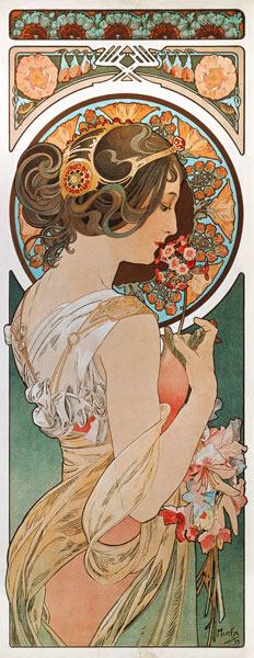 Schlüsselblume - Alphonse Mucha