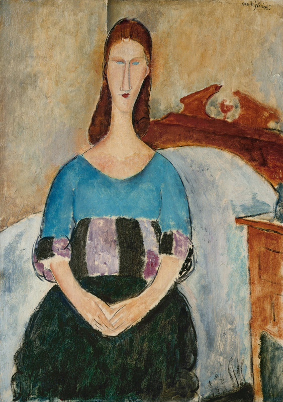 Porträt von Jeanne Hébuterne von Amedeo Modigliani