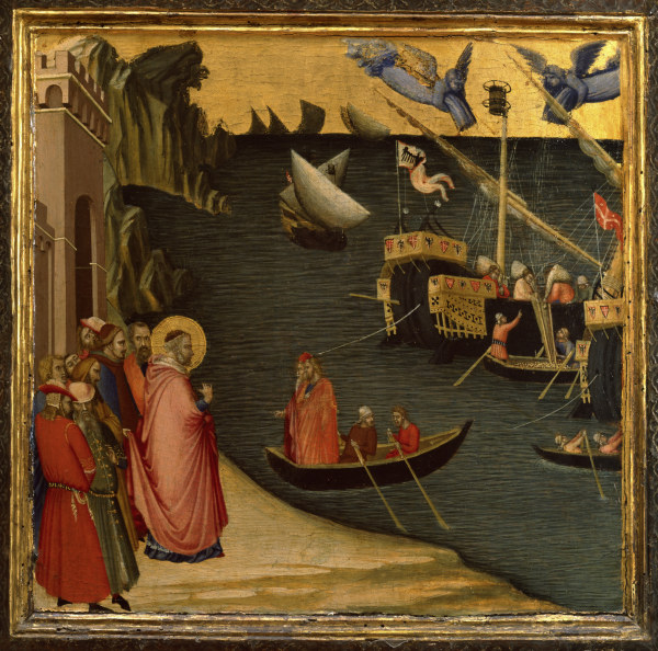 Kornwunder des Hl.Nikolaus von Ambrogio Lorenzetti