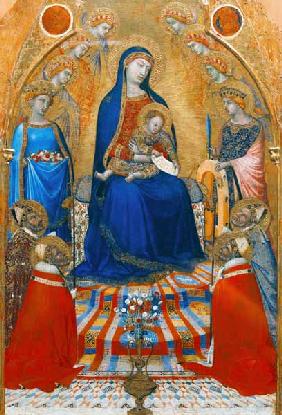 Thronende Madonna