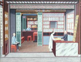 Silk Shop c.1825  &