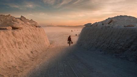 Der Weg zur Arbeit