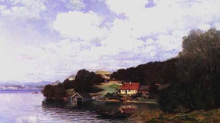 Boating on a Lake von Anders Andersen-Lundby