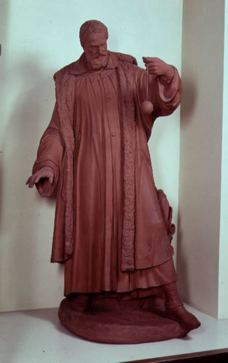 Terracotta figure of Galileo (1564-1642) von Andre  Boni