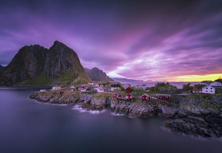 Sonnenaufgang auf den Lofoten