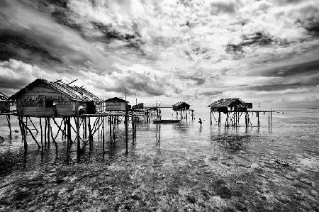 Houses  of  The  Bajau