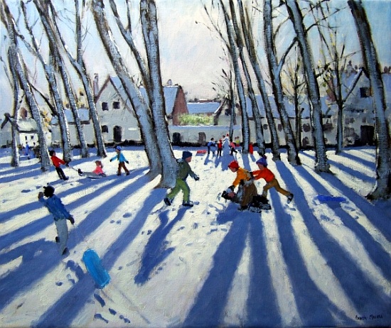 The Begijnhof, Bruges von Andrew  Macara