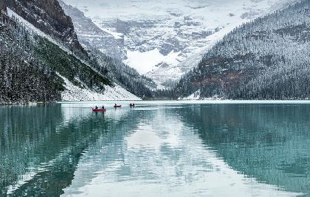 Friedlicher Lake Louise