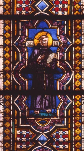 Assisi, Glasfenster, Hl.Franz v.Assisi von Anonym, Haarlem