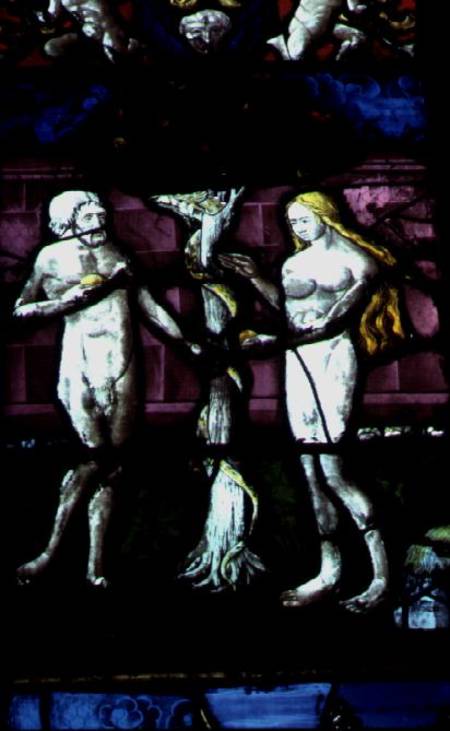 Adam and Eve and the Serpent von Anonymous