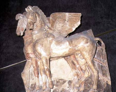 Terracotta winged horses from the Temple of Tarquinia von Anonymous