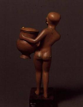 N752 Egyptian Servant Girl, Carrying an Unguent Jar, 18th Dynasty 1552-1305