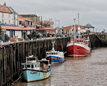 Boats in Whitby Harbour 2020