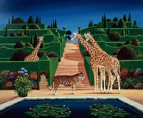 Animal Garden, 1980 (acrylic on board) 