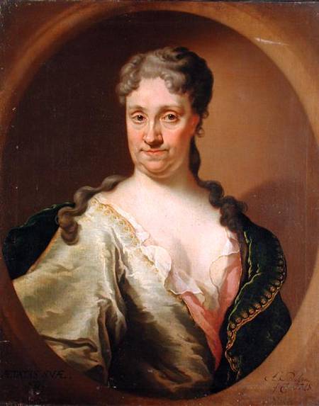 Portrait of Barbara Lutken (1664-1740) von Anton Paulsen