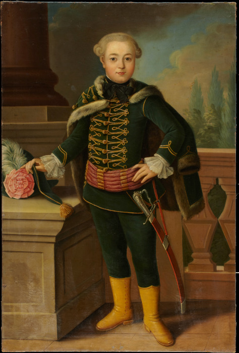 Bildnis des Carl Justinian von Holzhausen (1750-1793) von Anton Tischbein