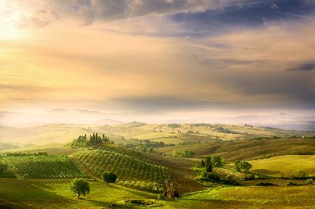 Podere Belvedere&#39;s Sonnenaufgang