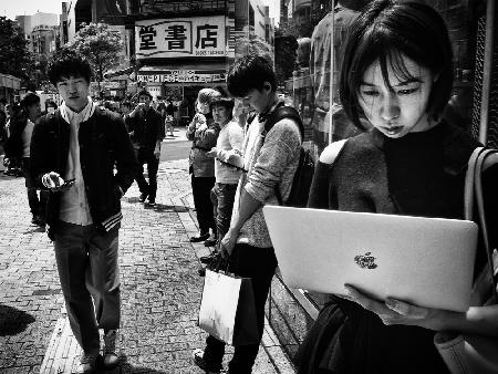 Shibuya-Straße - TOKIO 2017