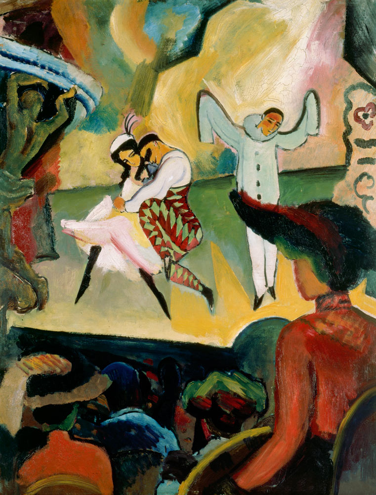 Russisches Ballett I von August Macke