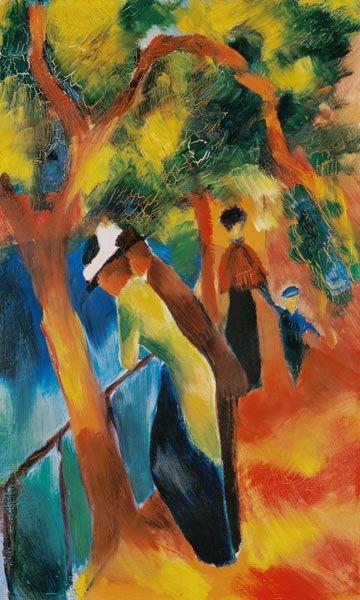 Sonniger Weg von August Macke